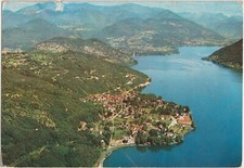 BRUSIMPIANO - LAGO DI LUGANO - PANORAMA DALL'AEREO (VARESE) 1977