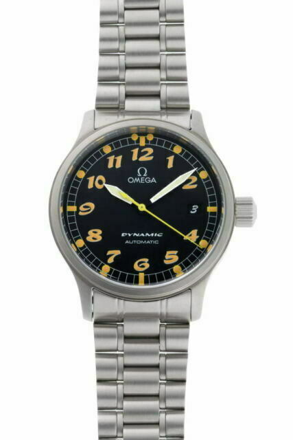 OMEGA Dynamic Men's Black Watch - 5200 