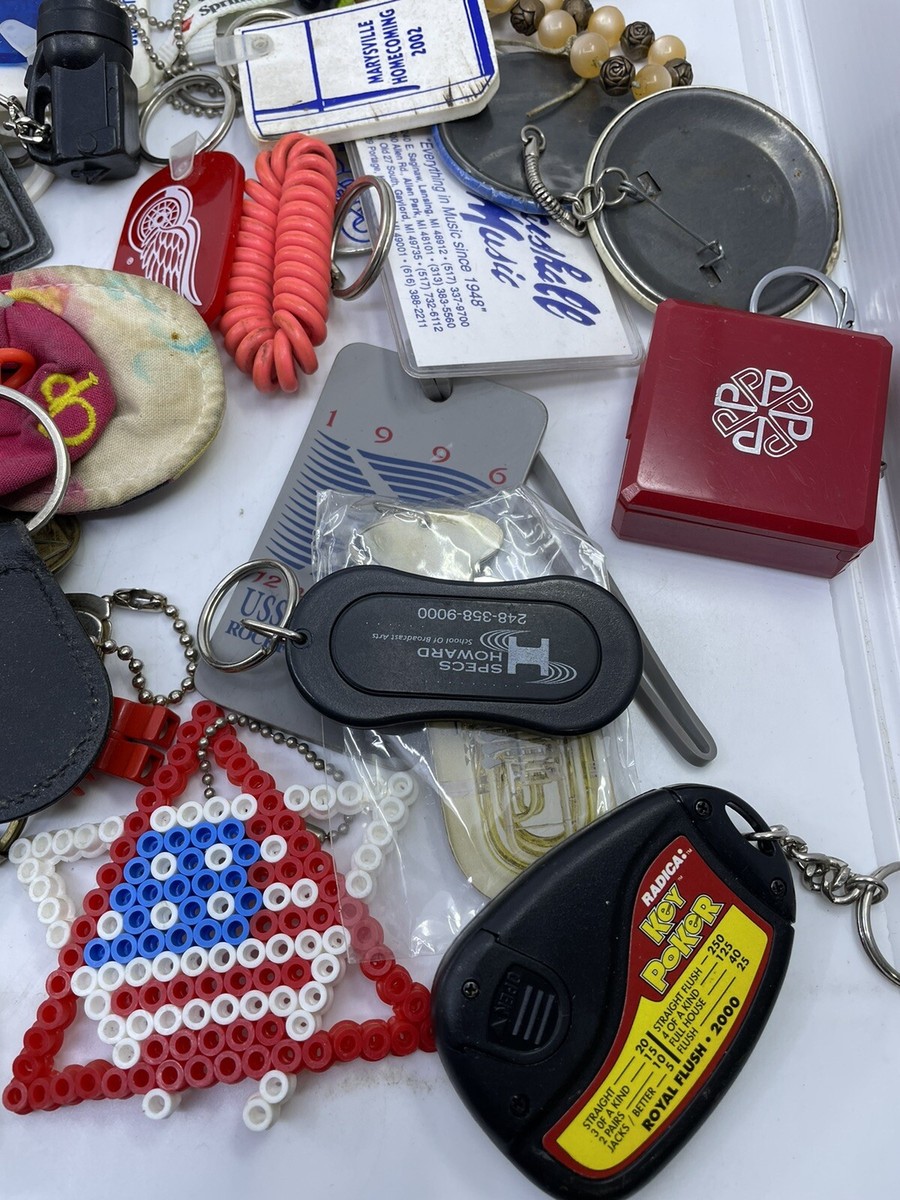 Keychain Key Ring Lot Vintage & Modern Advertising Novelty Keychain Key Ring Lot Vintage & Modern Advertising Novelty