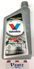 Valvoline 822347 VR1 Racing Oil SAE 20W-50 Motor Oil with High Zinc, 1qt