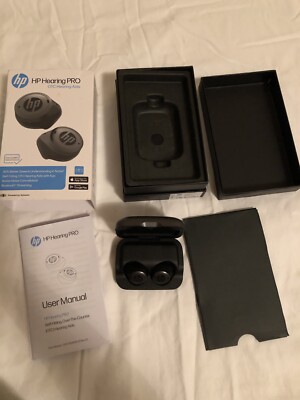 HP Hearing PRO Self-Fitting OTC Hearing Aids BRAND NEW OPEN BOX