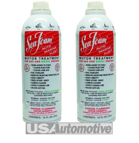 2X SEA FOAM Diesel Petrol Engine Injector Cleaner & Fuel Stabiliser SeaFoam SF16 - Picture 1 of 1