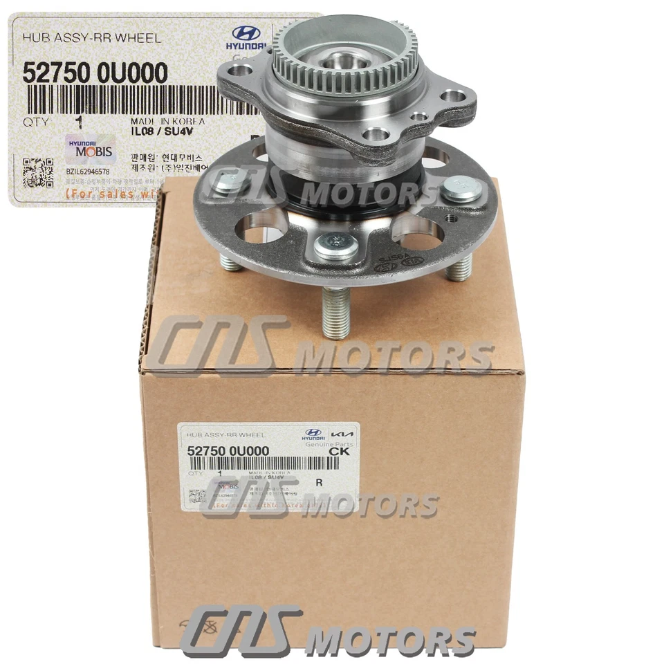 ⭐GENUINE⭐ REAR Wheel Hub & Bearing for 2012-2017 Hyundai Accent Rio 527500U000 Foto 3 de 4