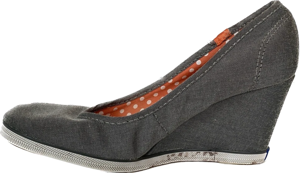 Cuñas lisas Keds Damesel con plantilla de lunares tacón Foto 2 de 4