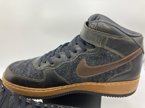 Nike Air Force 1 Mid Trainers Insideout Anthracite Black Green Size 11 Uk 46 Eu - Picture 11 of 24