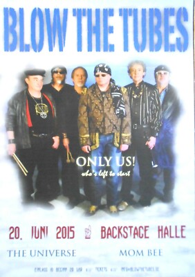 BLOW THE TUBES 2015 MÜNCHEN - orig. Concert Poster - Konzert Plakat - DIN A1