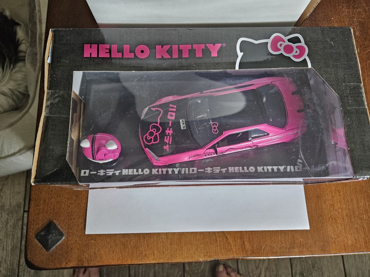 Jada Toys 1/24 2002 Nissan Skyline GT-R (BNR34) with Hello Kitty 