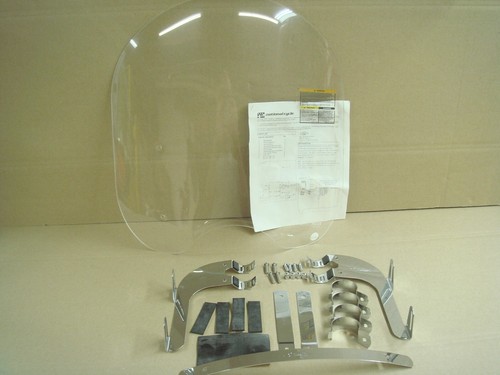 Harley Windshield Dakota 3.0 for Low Turn Signals Short Clear National NC125A X1 - Picture 4 of 11