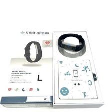 Fitbit Alta HR BLACK Activity Tracker Heart Rate Black L or S BAND US NEW