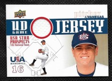 AJ Vanegas 2009 Upper Deck Signature Stars USA Star Prospects Jersey #GJU18 