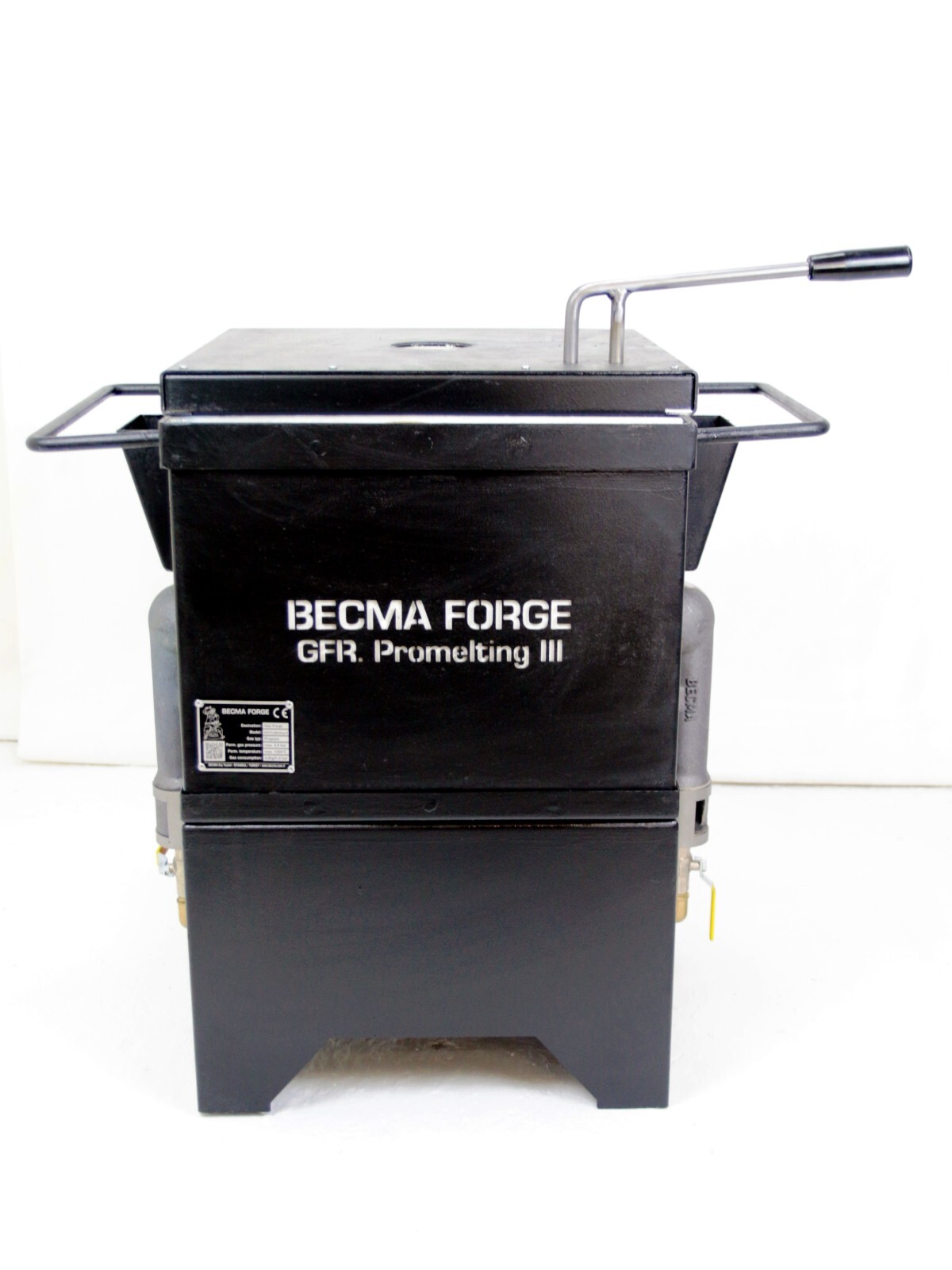 BECMA Gas-Schmelzofen, Schmiedeofen für Propangas GFR ProMelting III