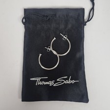 Thomas Sabo Sterling Silver Hoop Earrings (25mm)