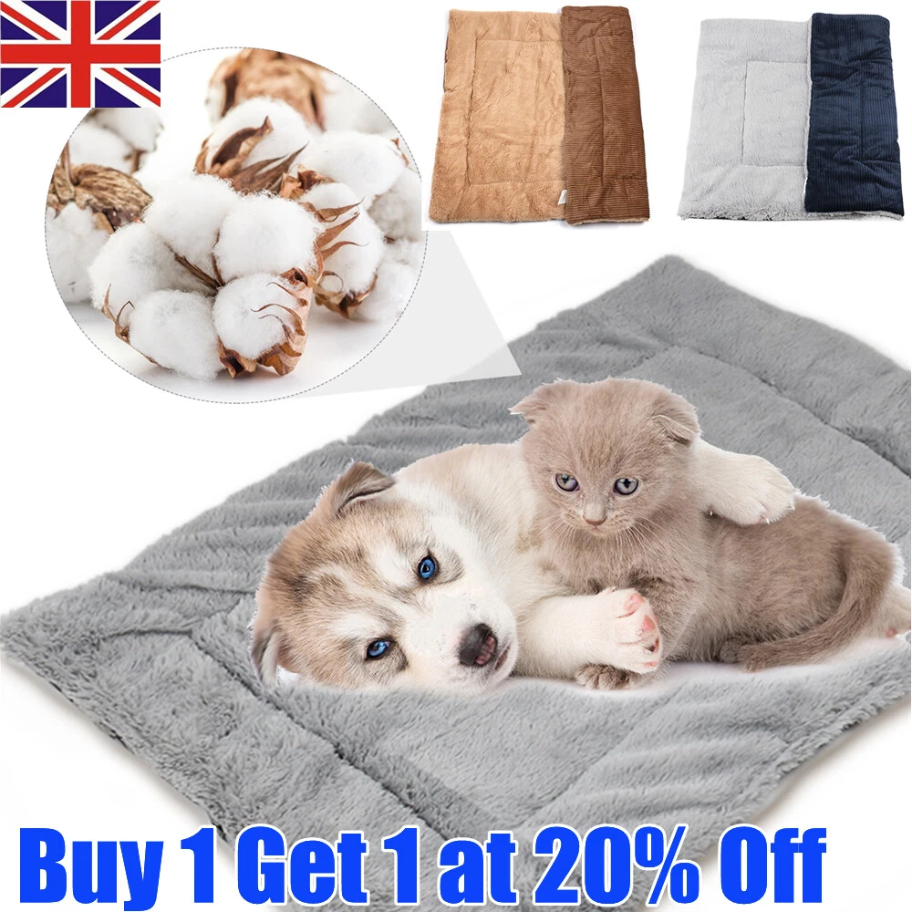 Large Long Plush Fur Dog Cat Bed Mattress Warm Mat Winter Thick Foam  Waterproof