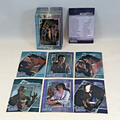 BUFFY THE VAMPIRE SLAYER ''EVOLUTION'' ULTRA-PREMIUM CHROMIUM Card Set (1-50)