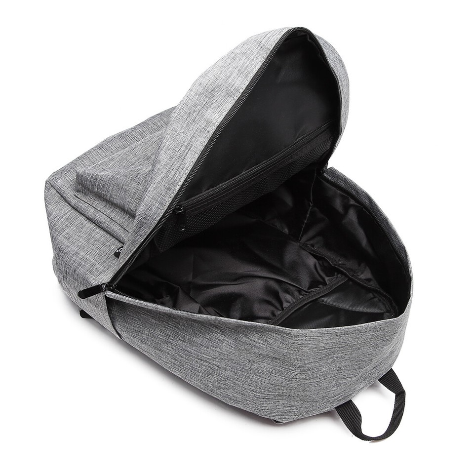 Girls Boys School Travel Backpack Shoulder Bag Canvas Zip Laptop School Bags