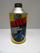 PYROIL POWER STEERING FLUID FULL 12oz. CONE TOP CAN FORD & CHRYSLER #PSF-12