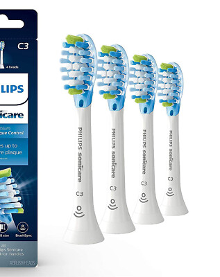 C3 Sonicare Genuine Premium Plaque Control Replacement Toothbrush Heads，HX9044