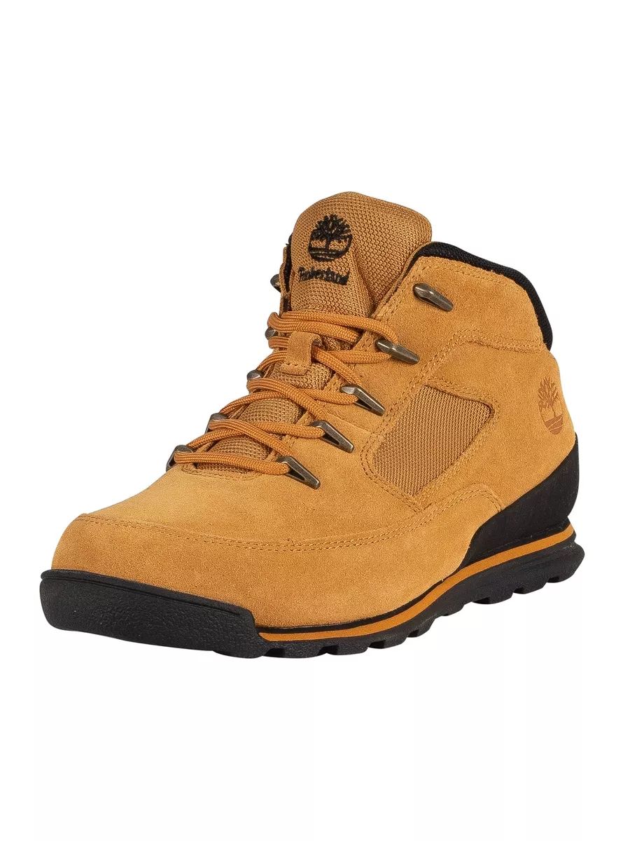 Timberland Men s Euro Rock Mid Hiker Suede Boots Brown eBay