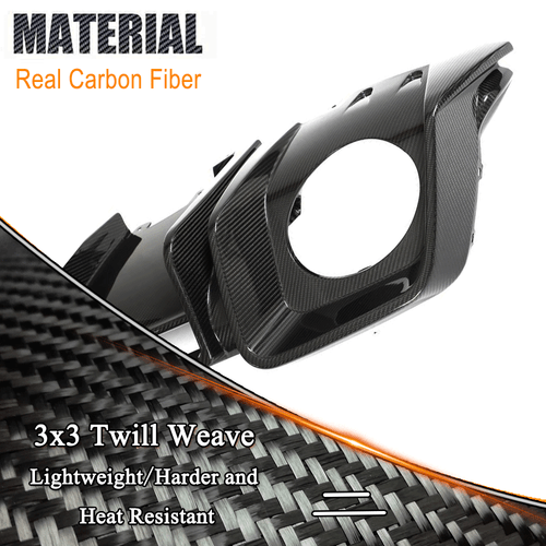 Se adapta a Audi R8 V10 2022-24 Dry Carbon parachoques trasero difusor difusor trasero - Imagen 10 de 14