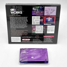SNES Super Nintendo NES Works Vol. I 1 Collector's Edition Art Book + Cartridge