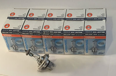 10 PCS OSRAM H4 12V 60/55W P43t 64193 BULBS INCANDESCENT LAMP BULB LAMP