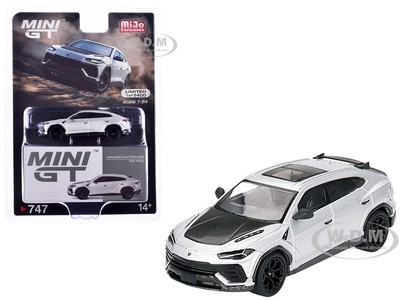 LAMBORGHINI URUS PERFORMANTE GRIGIO NUMBUS GRAY 1/64 DIECAST MINI GT MGT00747