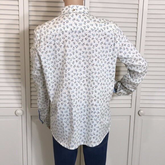 Penfield Floral Button Down Collared Multicolor 1… - image 8