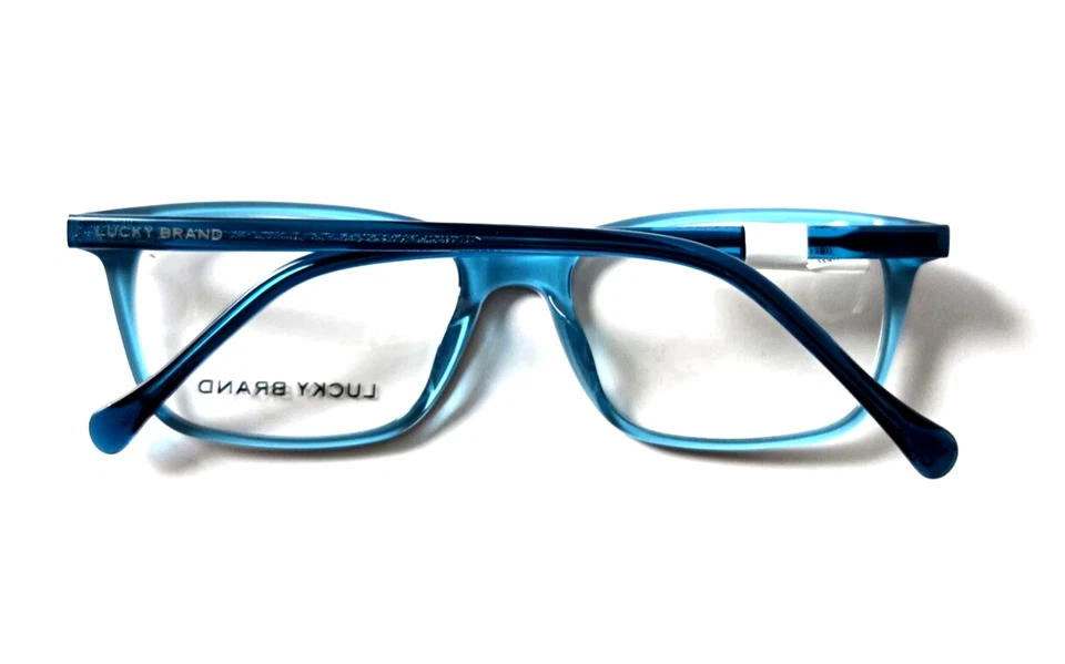 LUCKY BRAND VLBDK 08 NEGRO VERDE AZULADO UNISEX BORDE COMPLETO MARCOS DE GAFAS NUEVOS 52-17-140 Foto 2 de 4