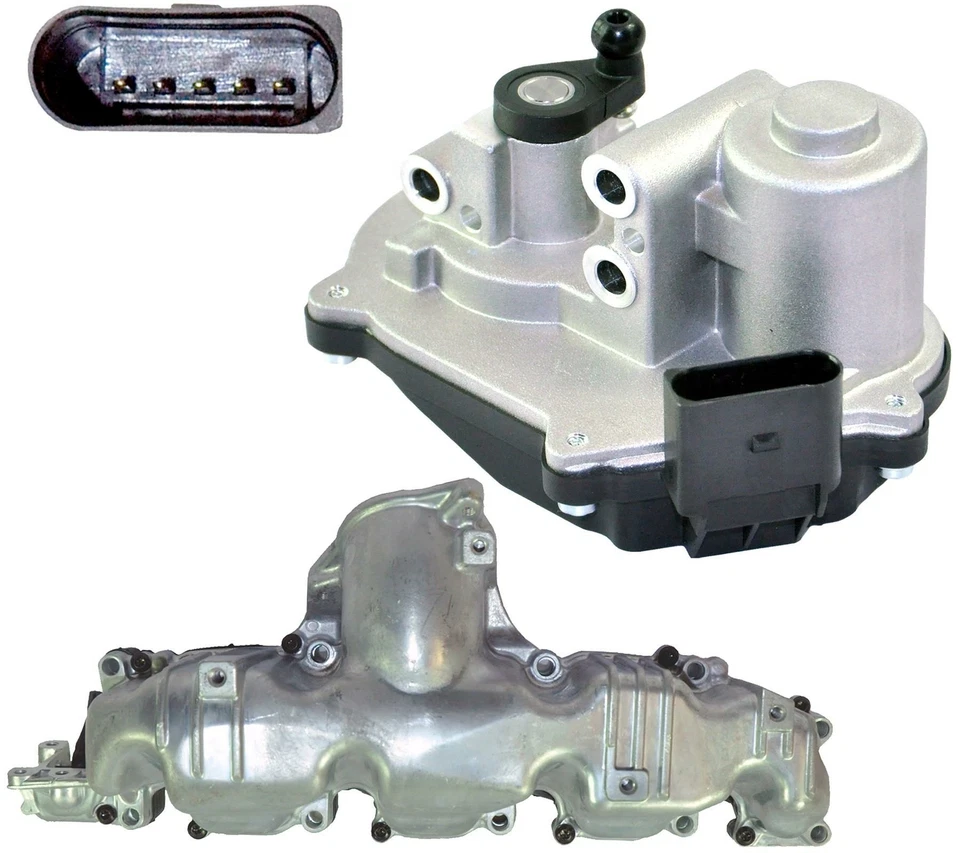 Inlet Manifold with (Swirl) Flap Motor KIT FOR Audi A3 A4 A5 Q5 VW Golf V Jetta - Image 4 of 4