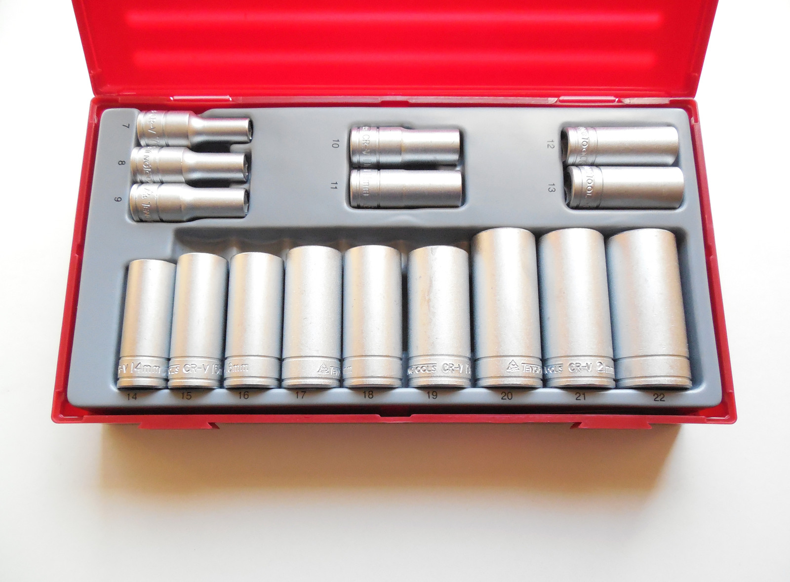 Teng Tools TT3816 Presa Set 3/8 Drive 16 Prese IN Box Contenitore