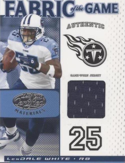 2007 Leaf Certified Materials LenDale White #FOG-59 - 1 of 2