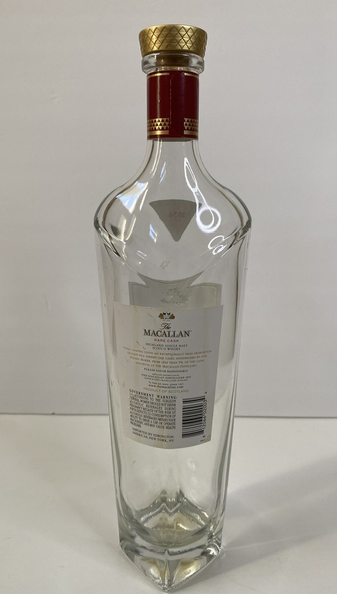 The Macallan Rare Cask Single Malt Scotch Whiskey Empty The Macallan Rare Cask Single Malt Scotch Whiskey Empty