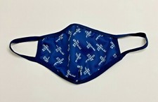 Stay Safe Face Mask Washable Reusable Cover, Navy Blue/Gray, One Size