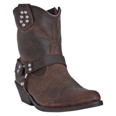 zipper harness boots