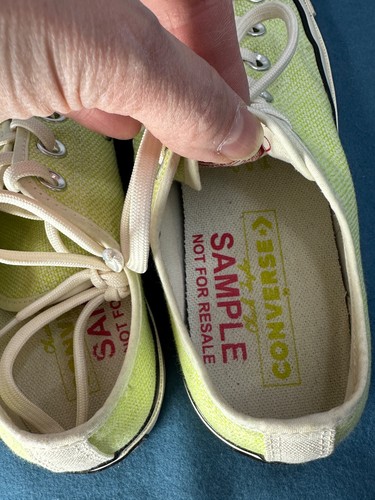 Converse ALL STAR Chuck Taylor SAMPLE Sneaker - Light Green Women Size 7 - Picture 3 of 6
