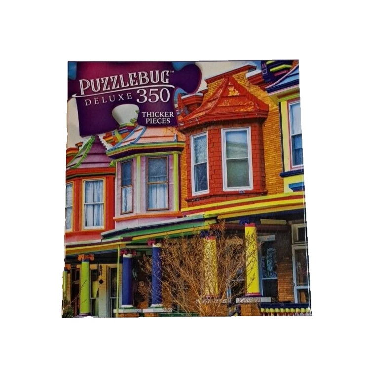 350 Pieces Jigsaw Puzzle Houses Guilford Baltimore MD 20 X 12 Puzzlebug Deluxe - Image 2 of 3