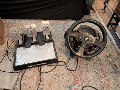Thrustmaster T300 RS GT Racing Wheel - Black and T-LCM Pedal Set