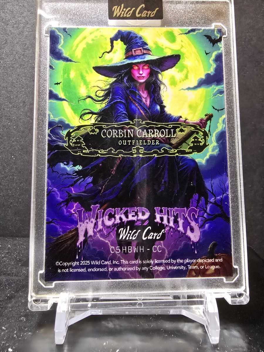 1110102 - 2025 Wild Card Haunted Hits Wicked Hits Corbin Carroll