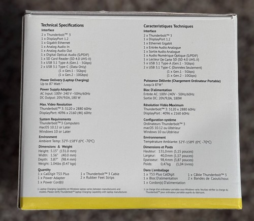 CalDigit TS3 Plus+ Thunderbolt Station 3 Plus – Brand New, Sealed Box@ - Picture 4 of 6