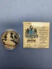 1987 DISNEY "SNOW WHITE" 50th Anniversary .999 Fine Proof 1oz Silver -RARE