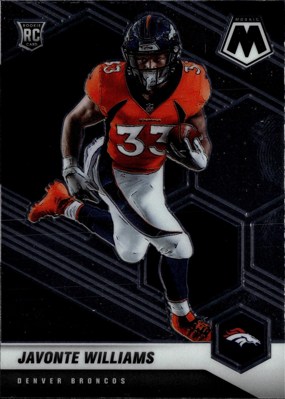 2021 Panini Mosaic Javonte Williams Rookie Card #315