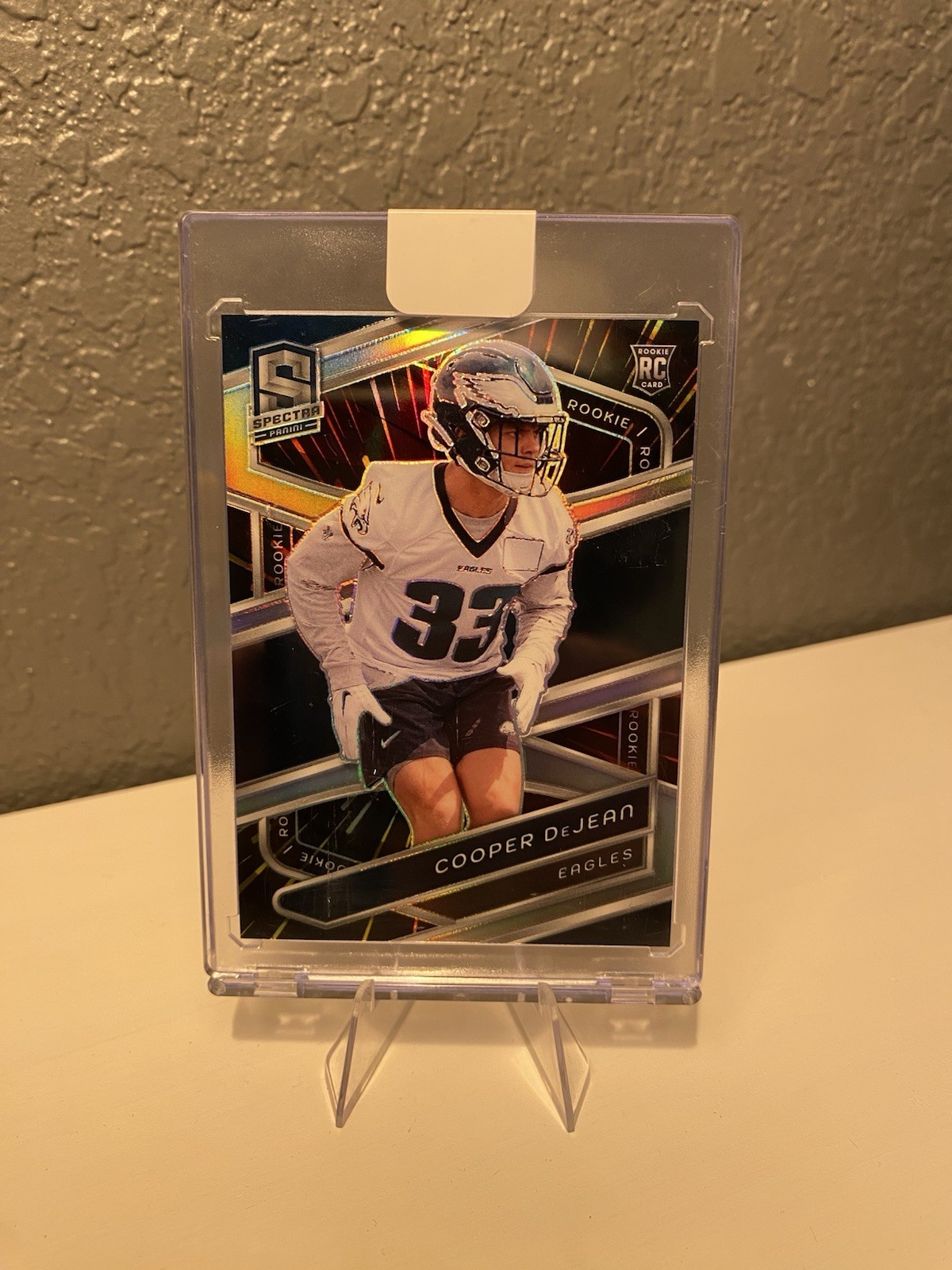 2024 Panini Spectra - Rookies Cooper DeJean #168 Hyper Prizm /75 (RC) Eagles