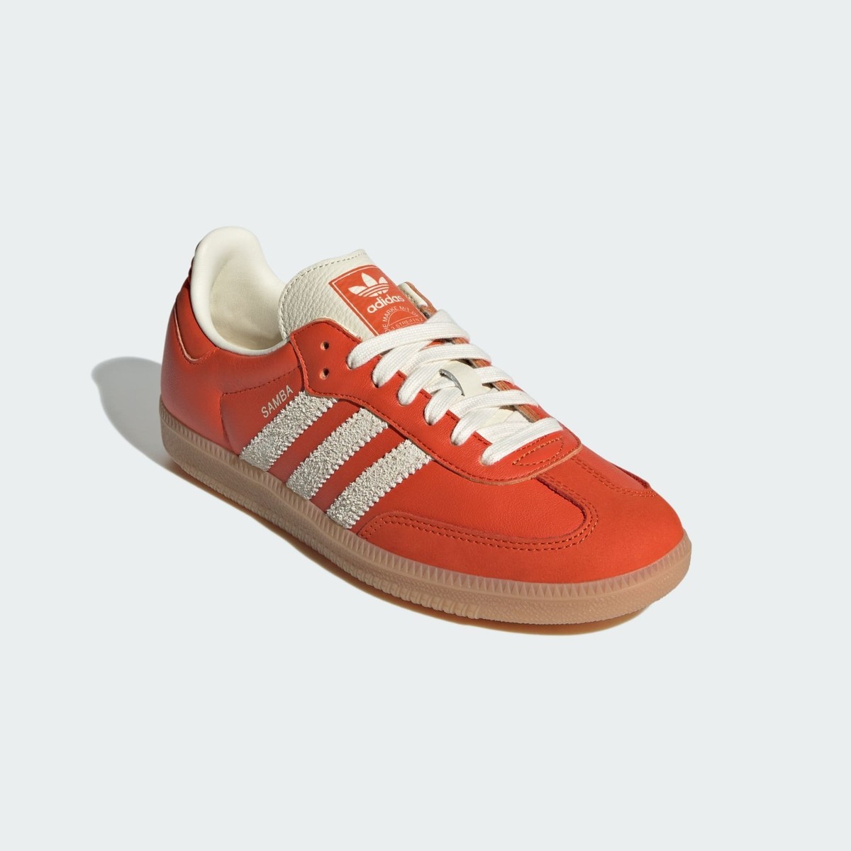 Adidas Samba OG Shoes Original Sneakers Collegiate Orange/Cream