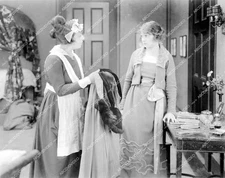 crp-18820 1918 Mae Marsh and the maid silent film The Racing Strain crp-18820