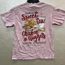 Sweet Tea Nuggets Simply Southern T-Shirt Girls  Size Medium Tee Shirt