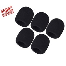 Soft Foam Mic Covers - 5 Pack for Superior Microphone Protection