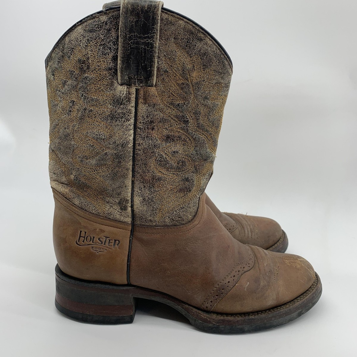 Size 9 men’s pull on leather boots Alfani Mens Pull On Dress Boots Size 9 Brown Leather | eBay main image 3