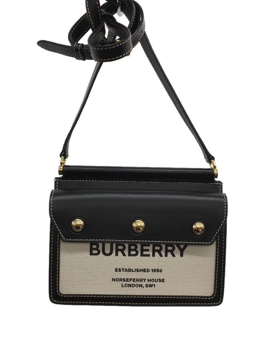 BURBERRY shoulder bag Black Used | eBay