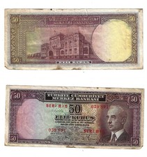 50 Kurus ND() Turkey Banknote Unissued Shipwreck # 133