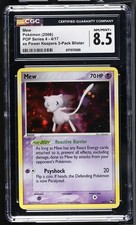 CGC 8.5 Mew 4/17 Pop Series 4 Holo Pokemon Card